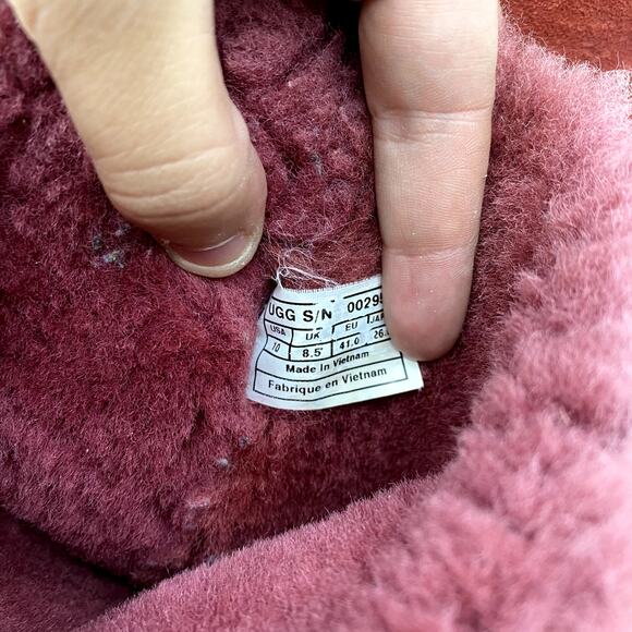 UGG Australia pink sherpa lined bow boots - Picture 6 of 8